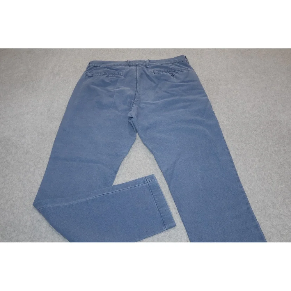 J.Crew The Sutton Pants Mens 32x33 Blue Chino Straight Leg Cotton E7445